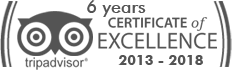 TripAdvisor Certificate Of Excellence